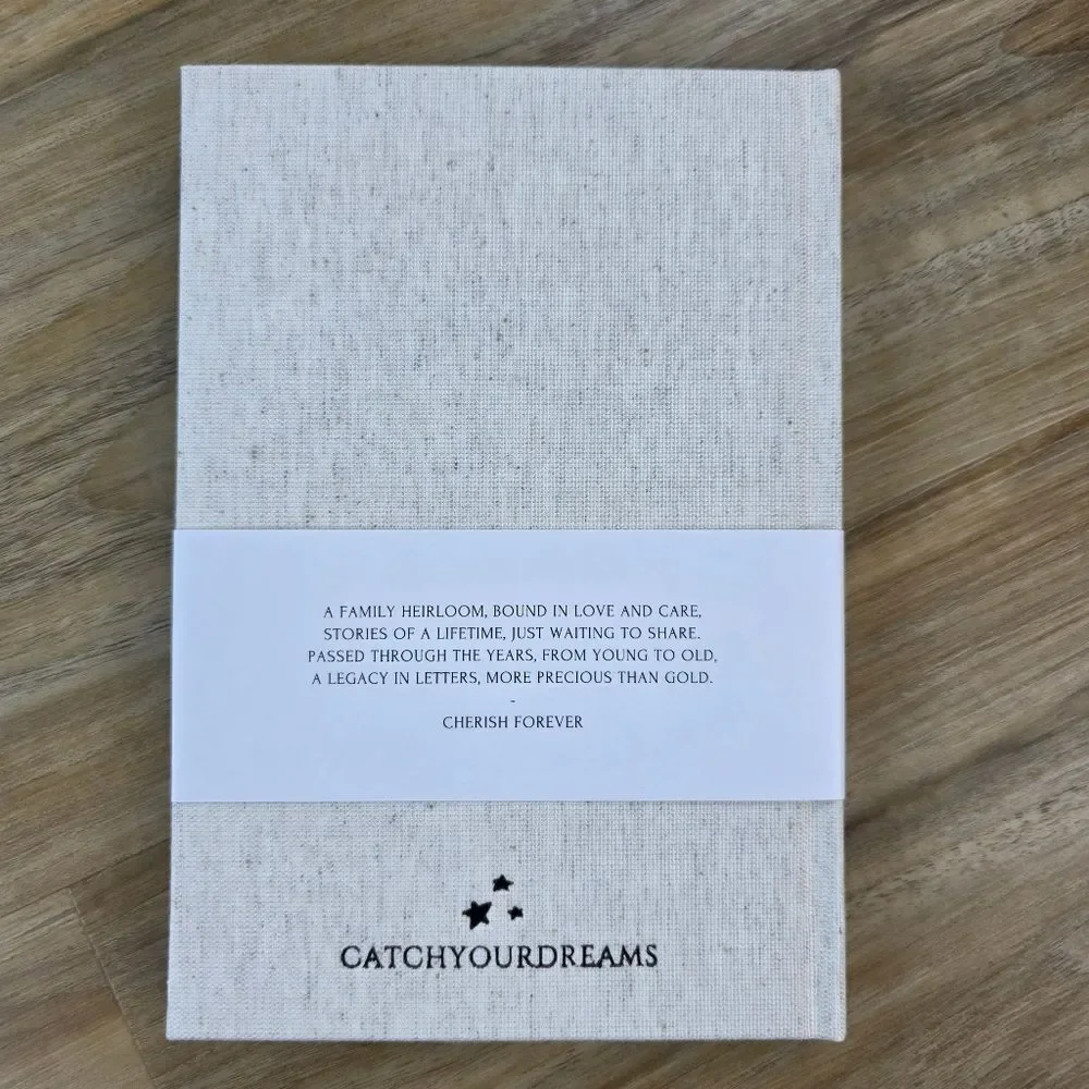 🔸️⏭️NIB Hardcover Linen Dad's Story Keepsake Journal